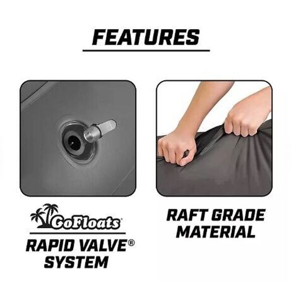 GoFloats, Huge Vinyl Minnie Mouse Pool Float, 66" x 44" x 13", 300 Lbs. Capacity - Picture 8 of 10